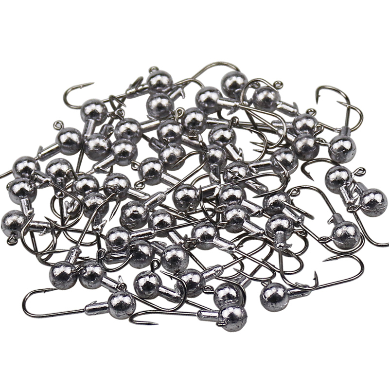 Fishing Lure Accessories - 50PCS Jig Head Hook 1g 2g